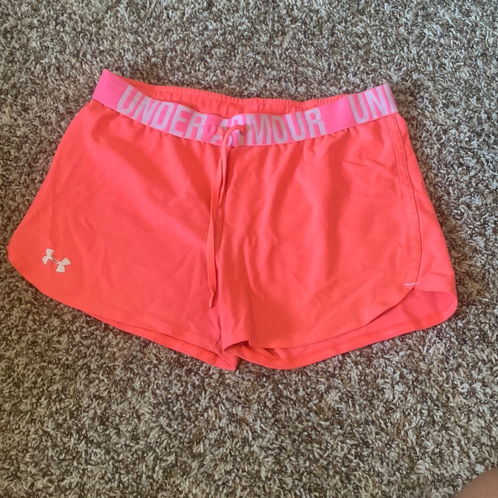 Pink under Armour shorts